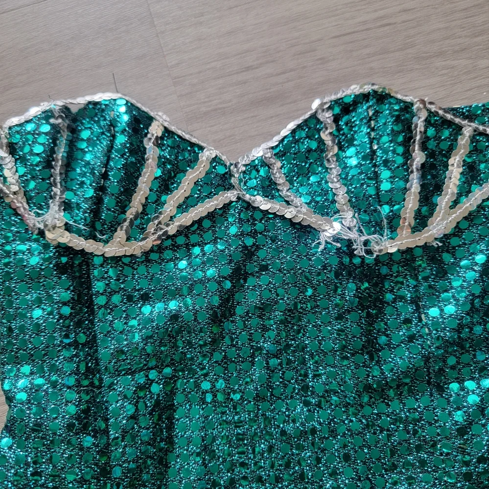 2pcs mermaid costume
